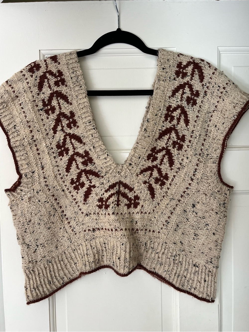 HANDMADE 100% wool sweater vest